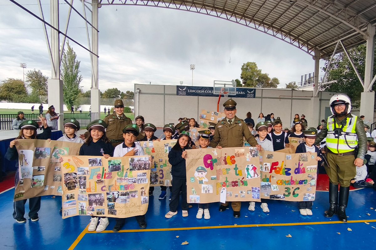 Visita de Carabineros de Chile en Lincoln College